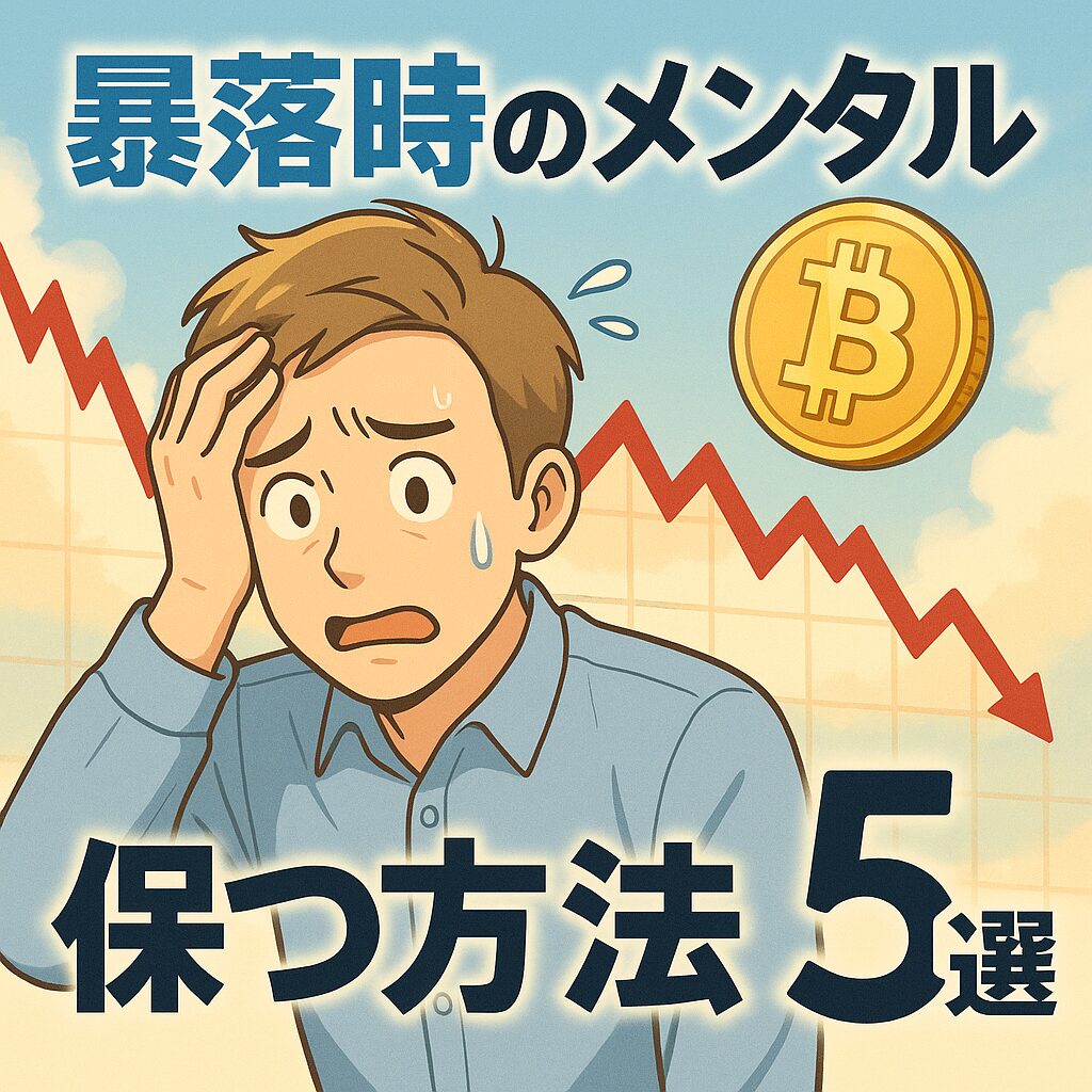 ビットコイン暴落で心が折れそう…】そんな時、私がメンタルを保つために意識している5つのこと | Crypto Journey